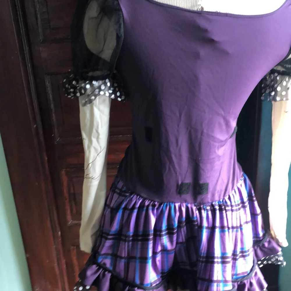 California Costumes tween size large(10) Broken Doll Dress with White leggings